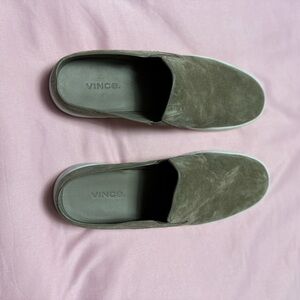 Vince | Taupe Suede Slip On | Size 8